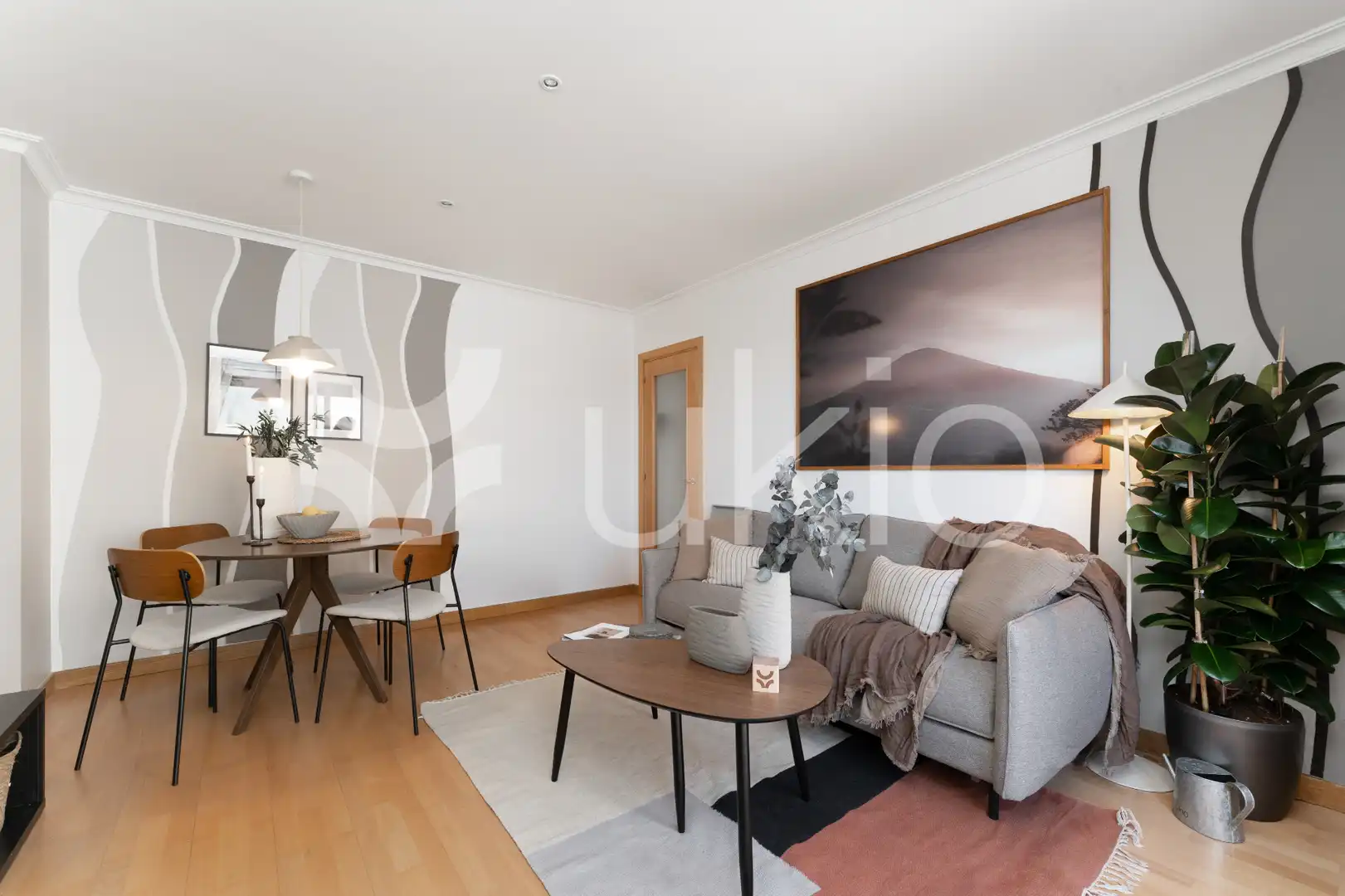 Sala d'estar de Apartament de lloguer en Madrid amb Aire condicionat, Calefacció i Moblat