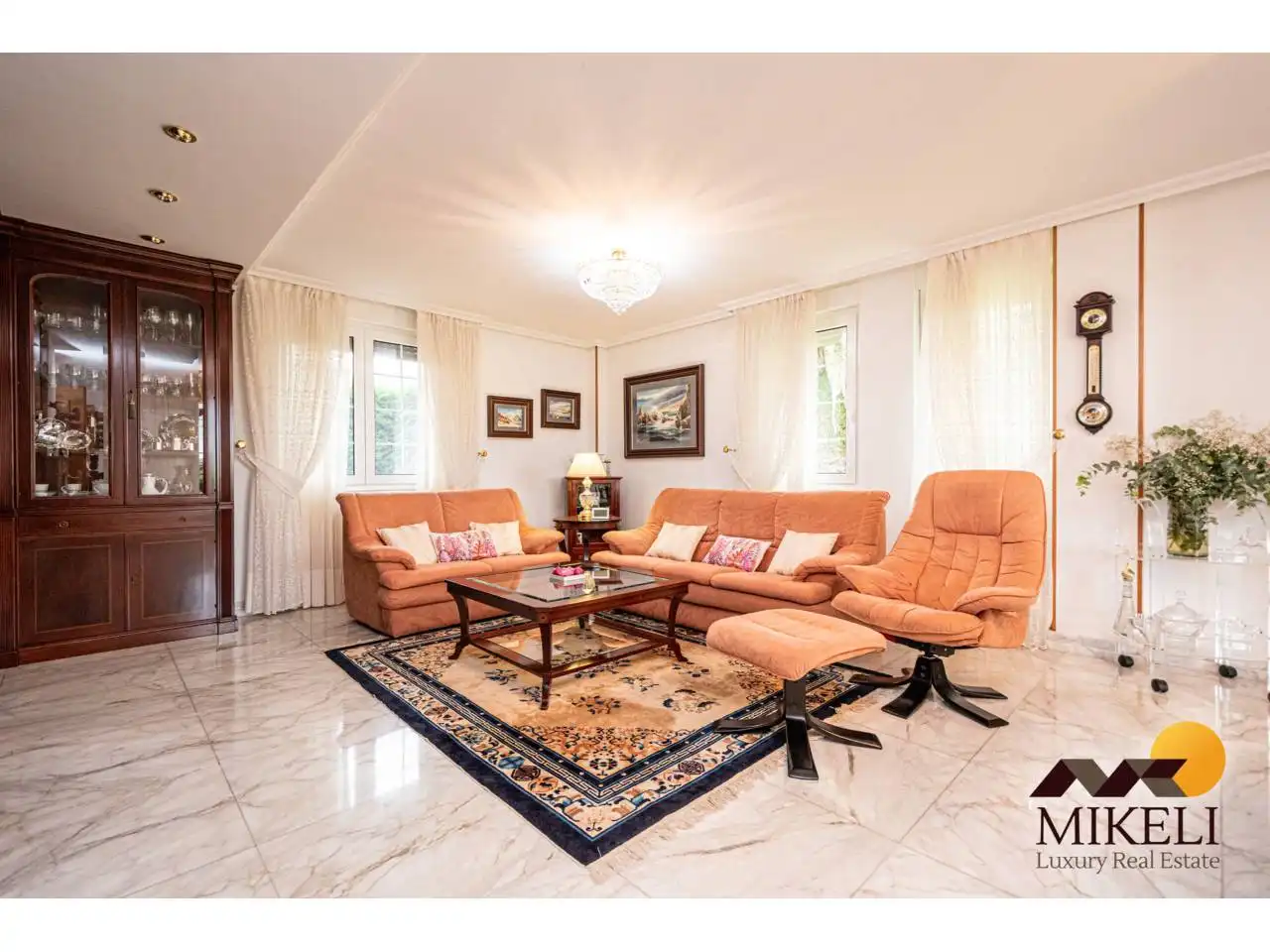 Sala de estar de Casa o chalet en venta en Santa Cruz de Bezana con Calefacción, Jardín privado y Terraza