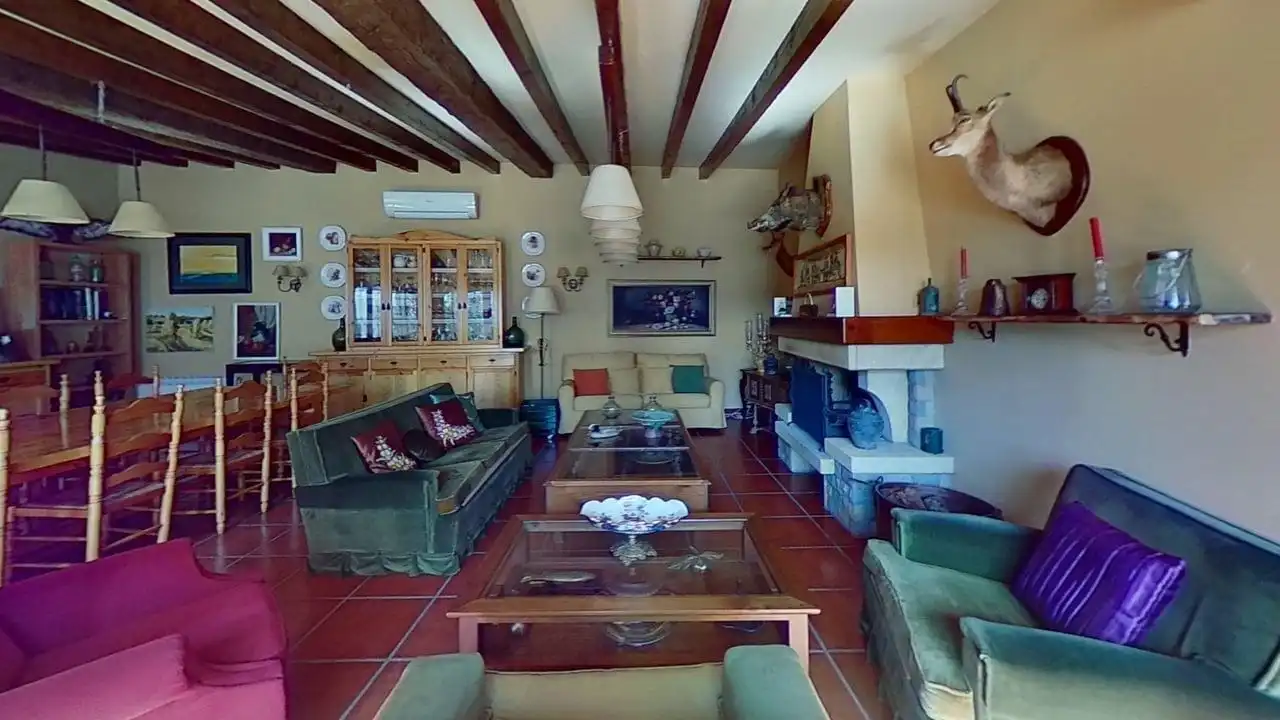 Wohnzimmer von Country house zum Verkauf in Mollerussa mit Klimaanlage, Heizung und Privatgarten