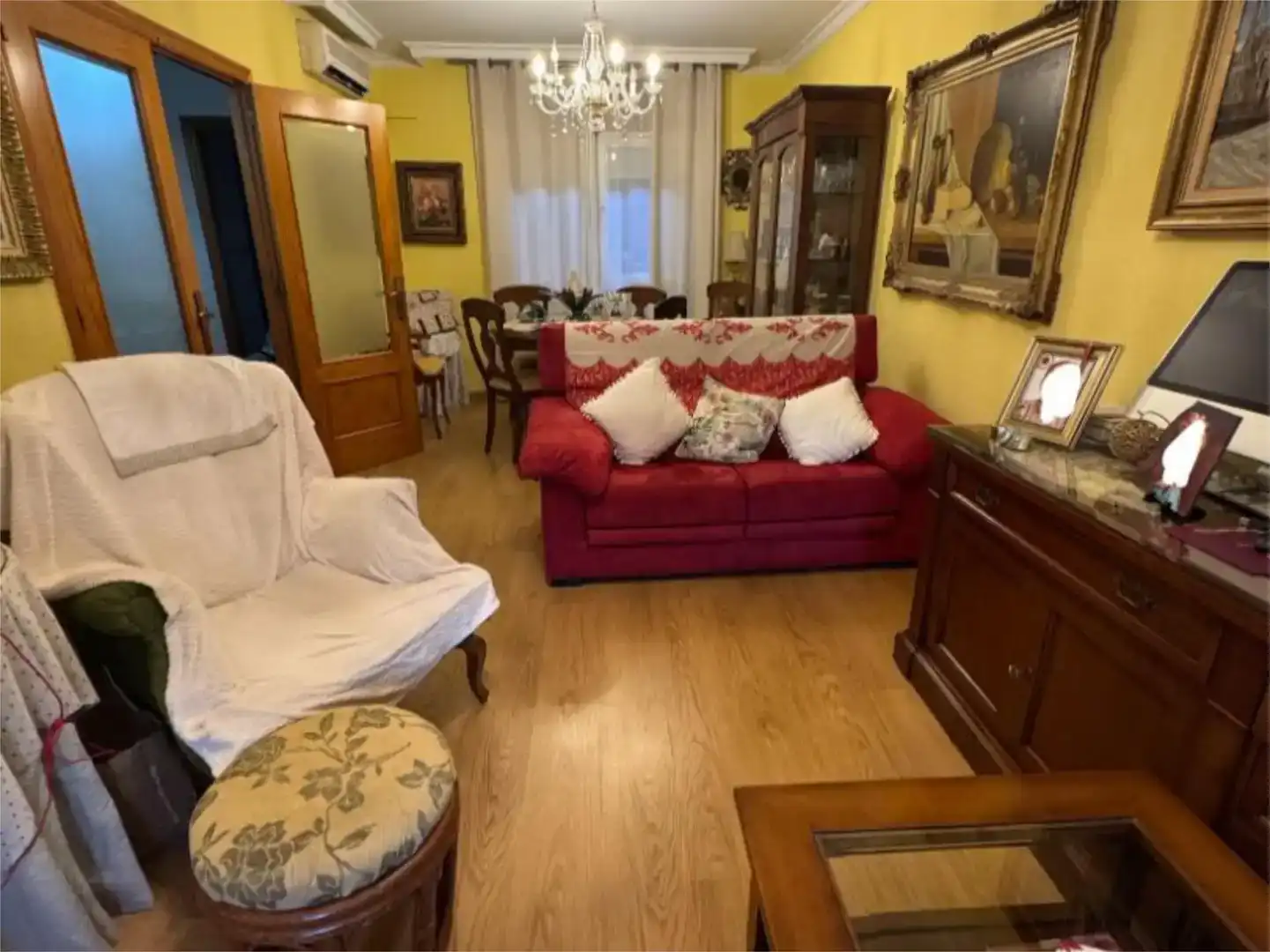 Sala de estar de Casa adosada en venta en Roquetas de Mar