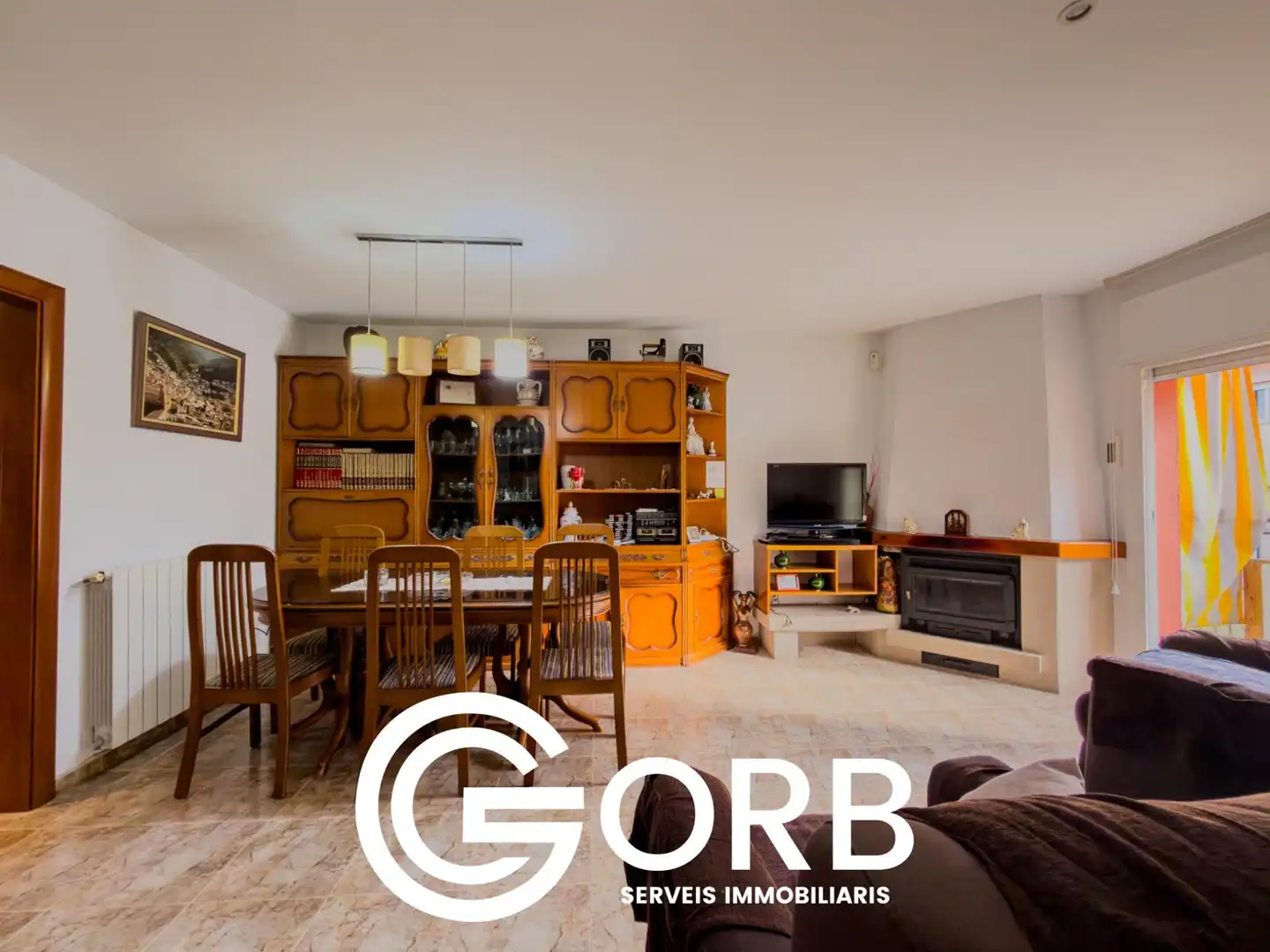 Wohnzimmer von Wohnung zum Verkauf in Mataró mit Klimaanlage, Heizung und Terrasse