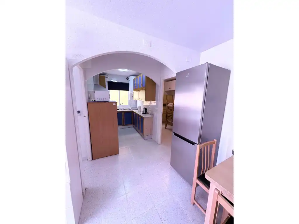 Cuina de Apartament en venda en Mazarrón amb Aire condicionat, Moblat i Piscina comunitària
