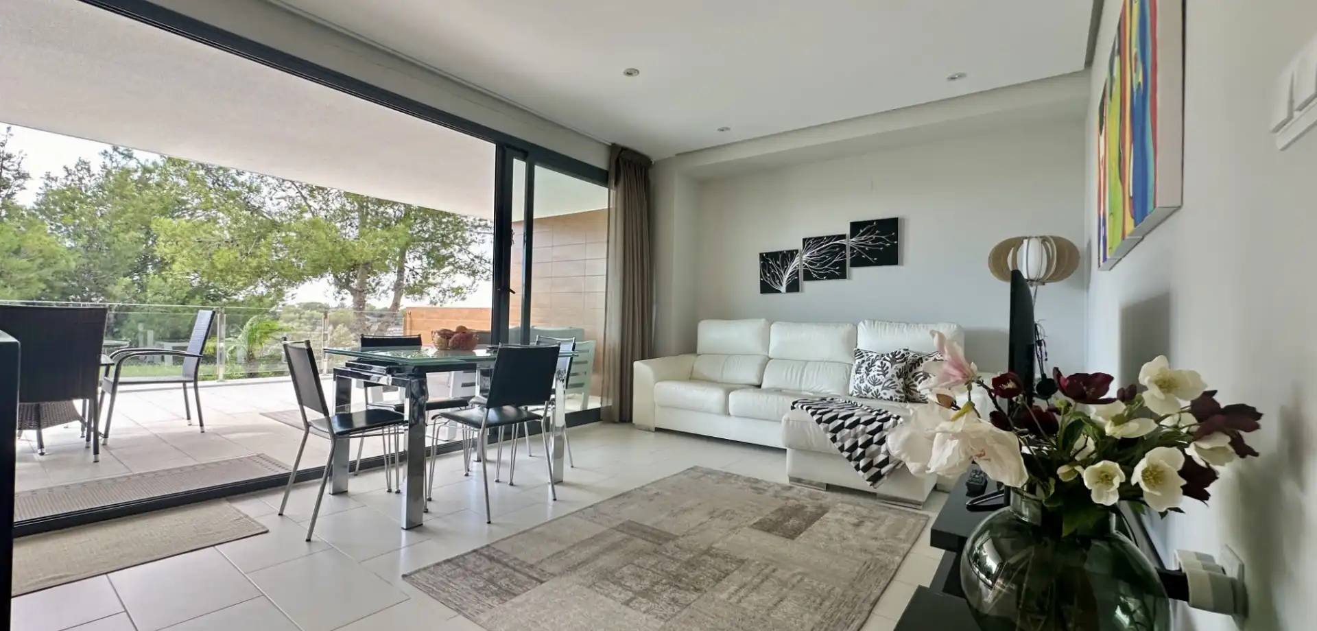 Sala d'estar de Pis en venda en Orihuela amb Aire condicionat, Terrassa i Piscina