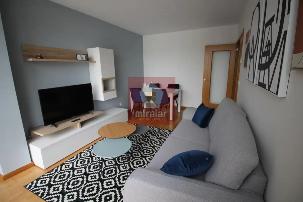 Wohnzimmer von Wohnung zur Miete in Salvaterra de Miño mit Heizung und Möbliert