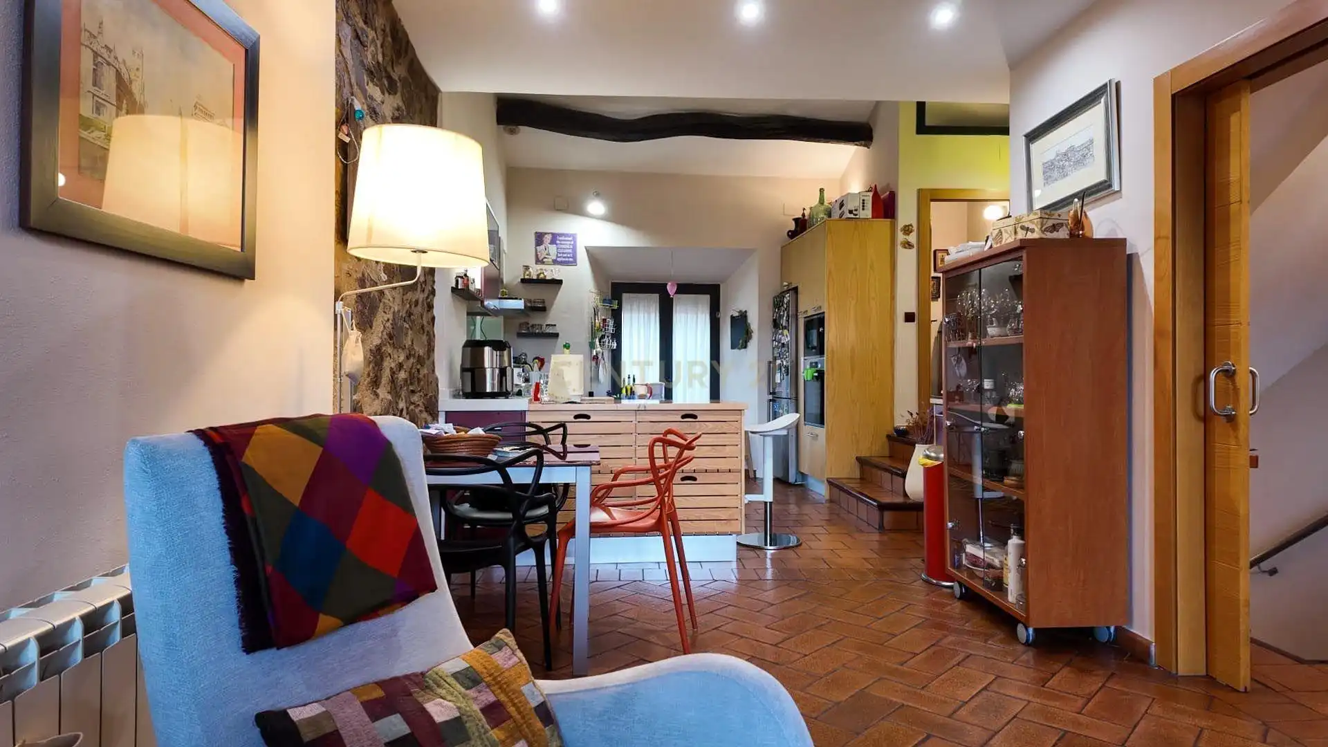 Sala d'estar de Casa adosada en venda en Cáceres amb Aire condicionat, Forn i Rentadora