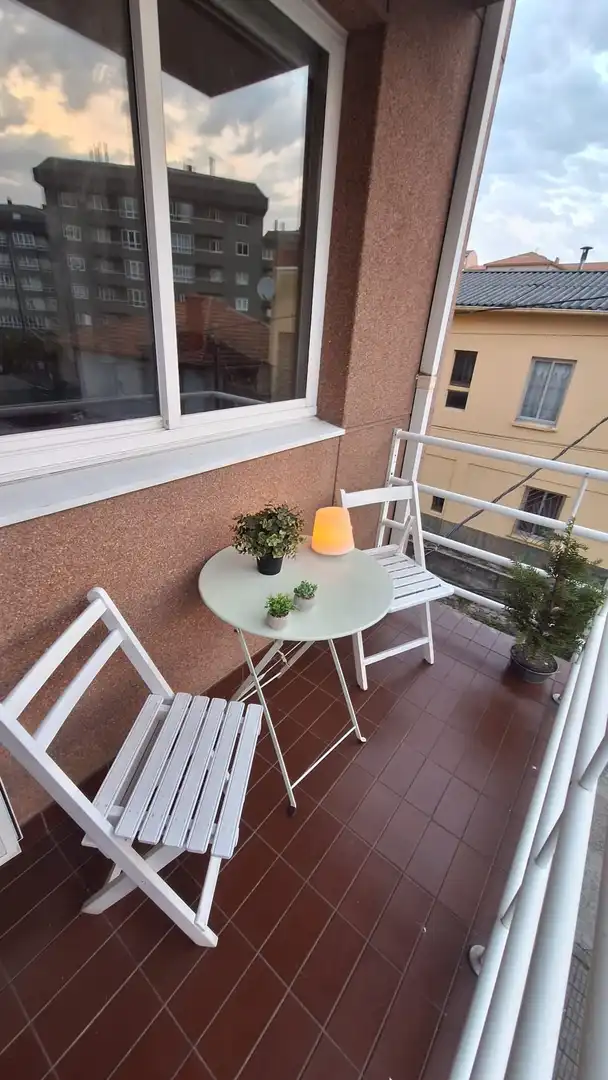 Balcony of Flat for rent in Culleredo  with Heating, Terrace and Storage room