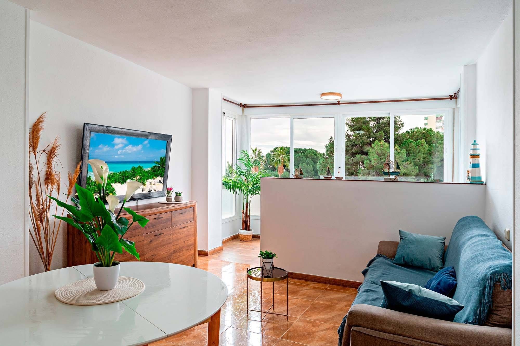 Living room of Study for sale in Roquetas de Mar  with Air Conditioner