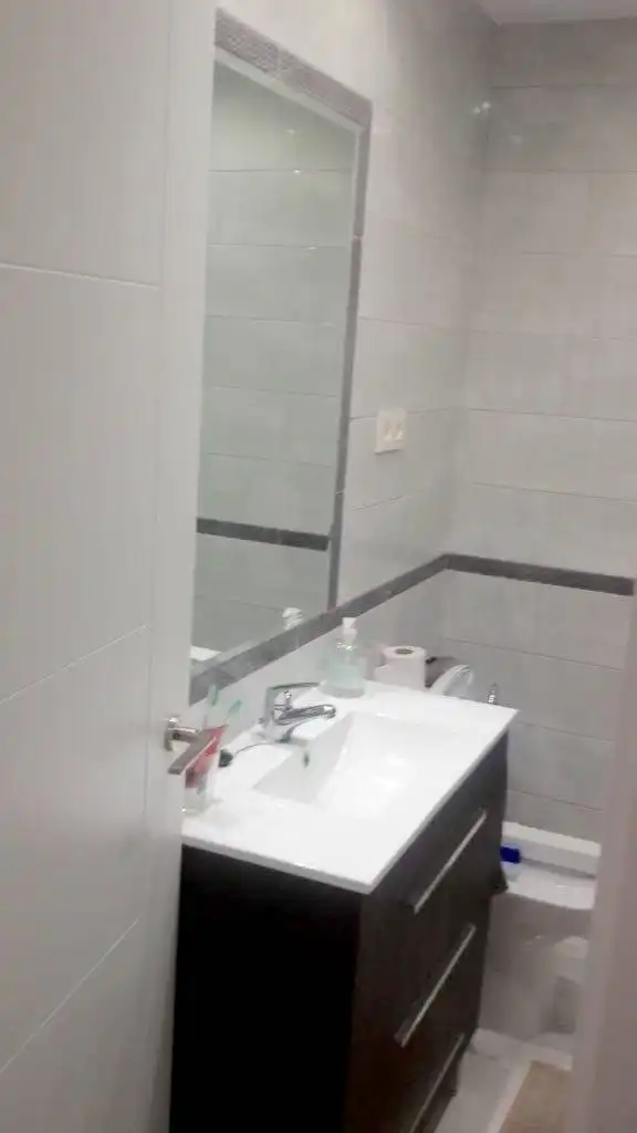 Baño de Apartamento en venta en Gandia con Terraza y Balcón