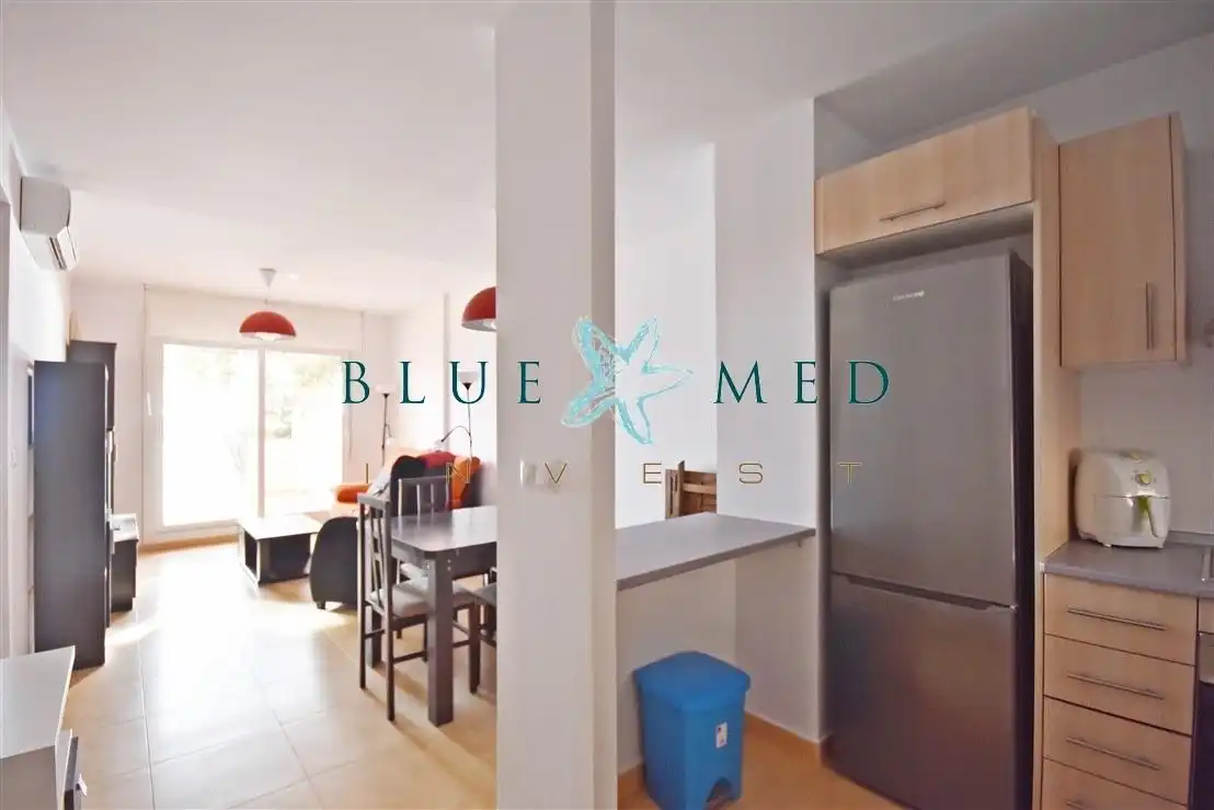Cocina de Apartamento en venta en Alhama de Murcia con Aire acondicionado, Calefacción y Jardín privado