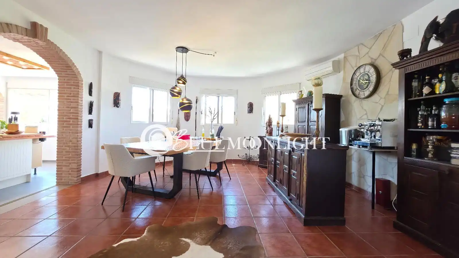 Dining room of Houses for sale in Càlig  with Air Conditioner, Heating and Swimming Pool