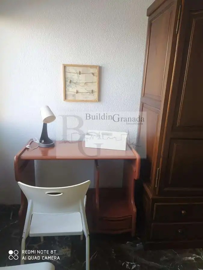 Bedroom of Flat for rent in Granada  with Terrace and Furnished