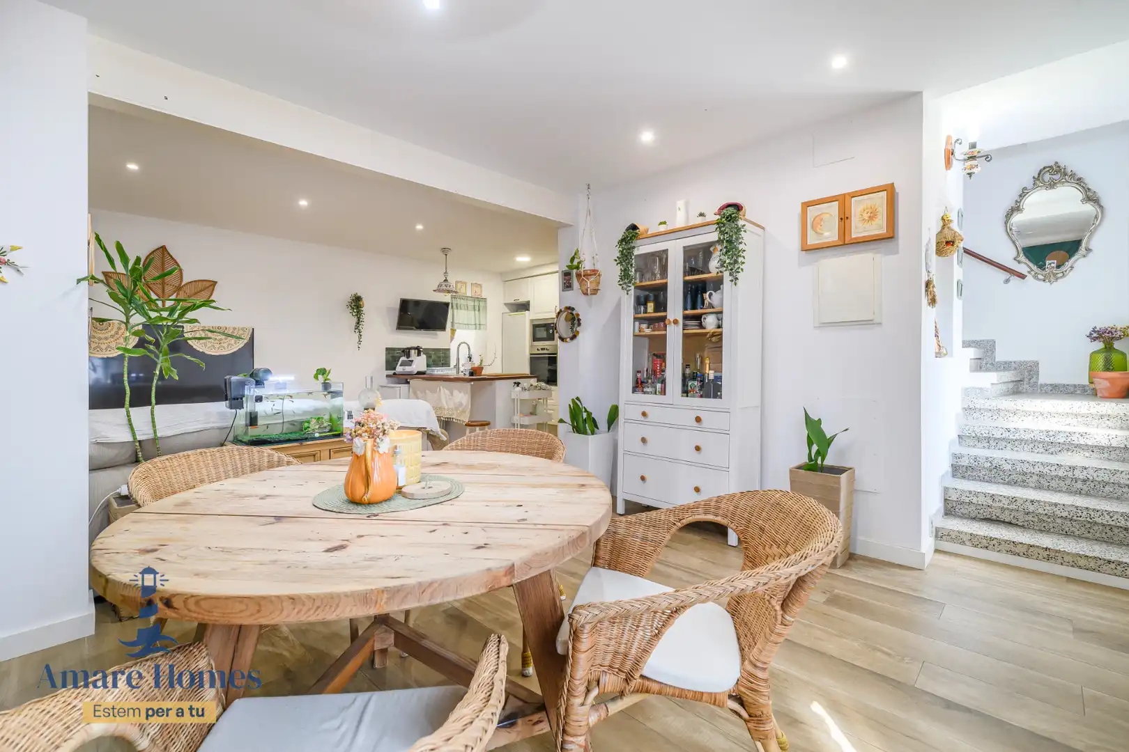 Dining room of Detached homes for sale in Gavà  with Air Conditioner, Parquet flooring and Terrace
