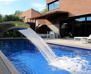 Swimming pool of House or chalet for sale in Girona Capital  with Air Conditioner, Heating and Swimming Pool