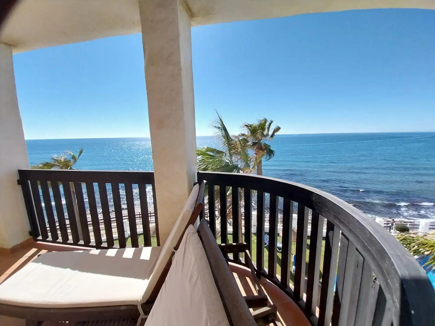 Schlafzimmer von Wohnungen zur Miete in Mijas mit Heizung, Privatgarten und Terrasse