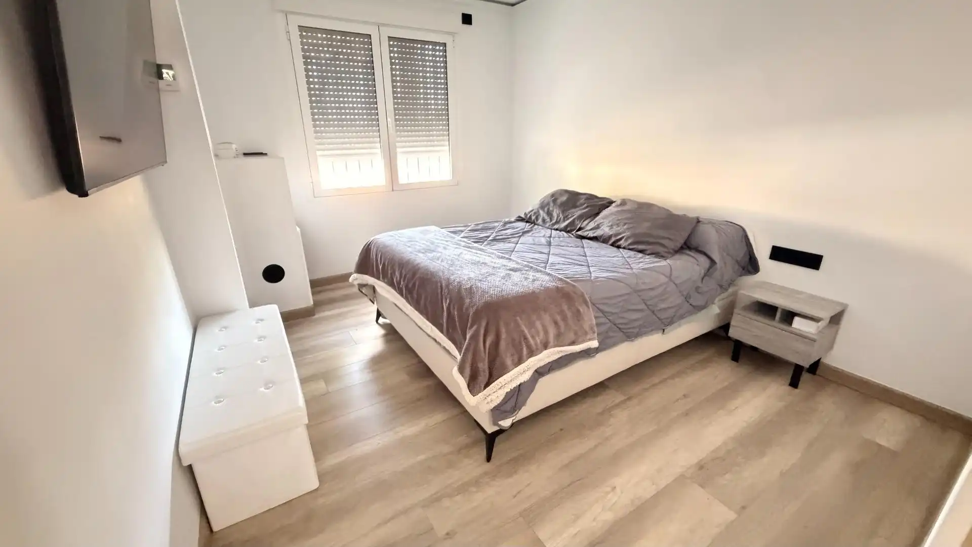 Schlafzimmer von Haus oder Chalet zum Verkauf in Elche / Elx mit Klimaanlage, Heizung und Privatgarten