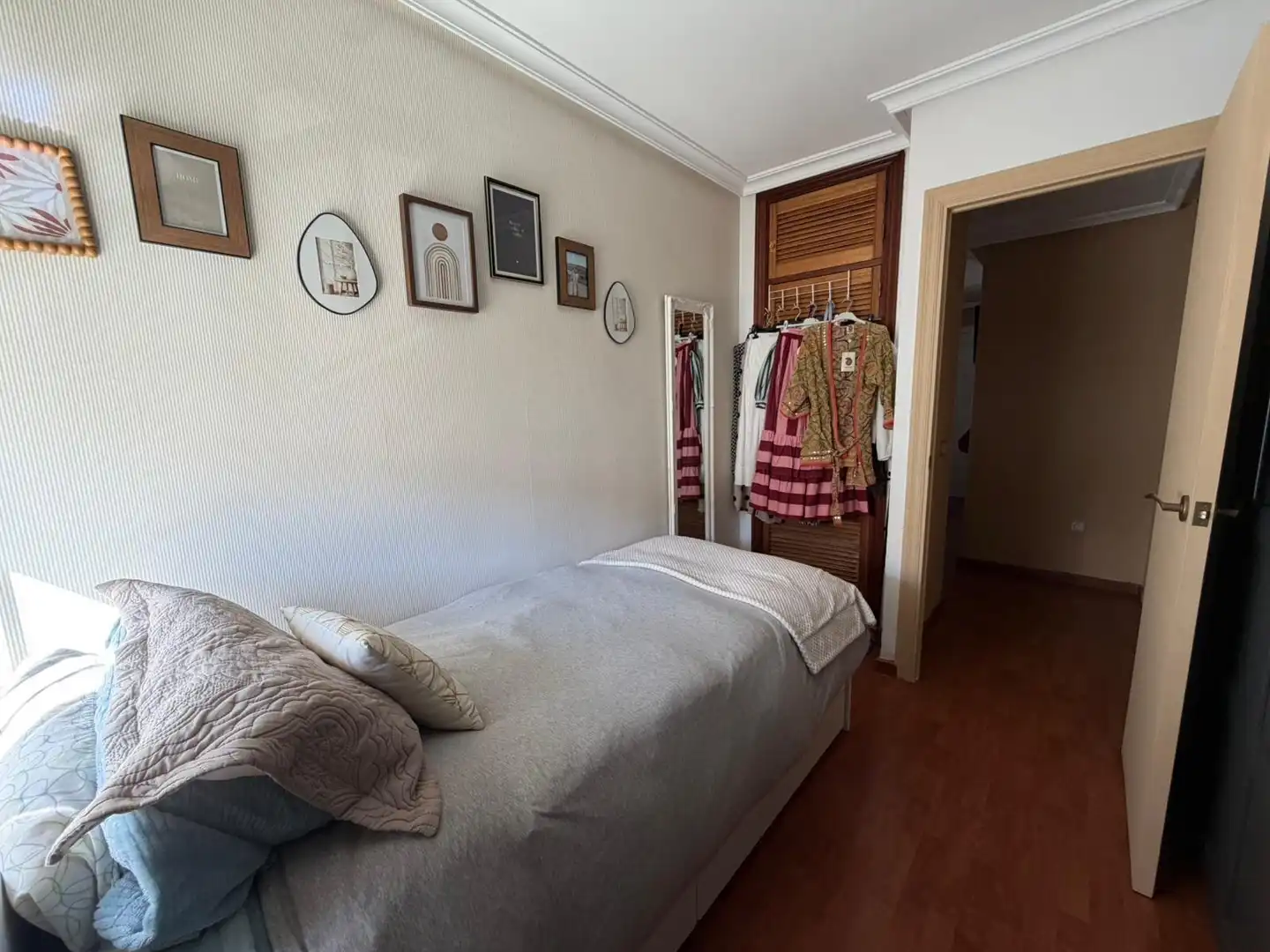 Schlafzimmer von Wohnung zum Verkauf in Chiclana de la Frontera mit Klimaanlage, Parkett und Terrasse
