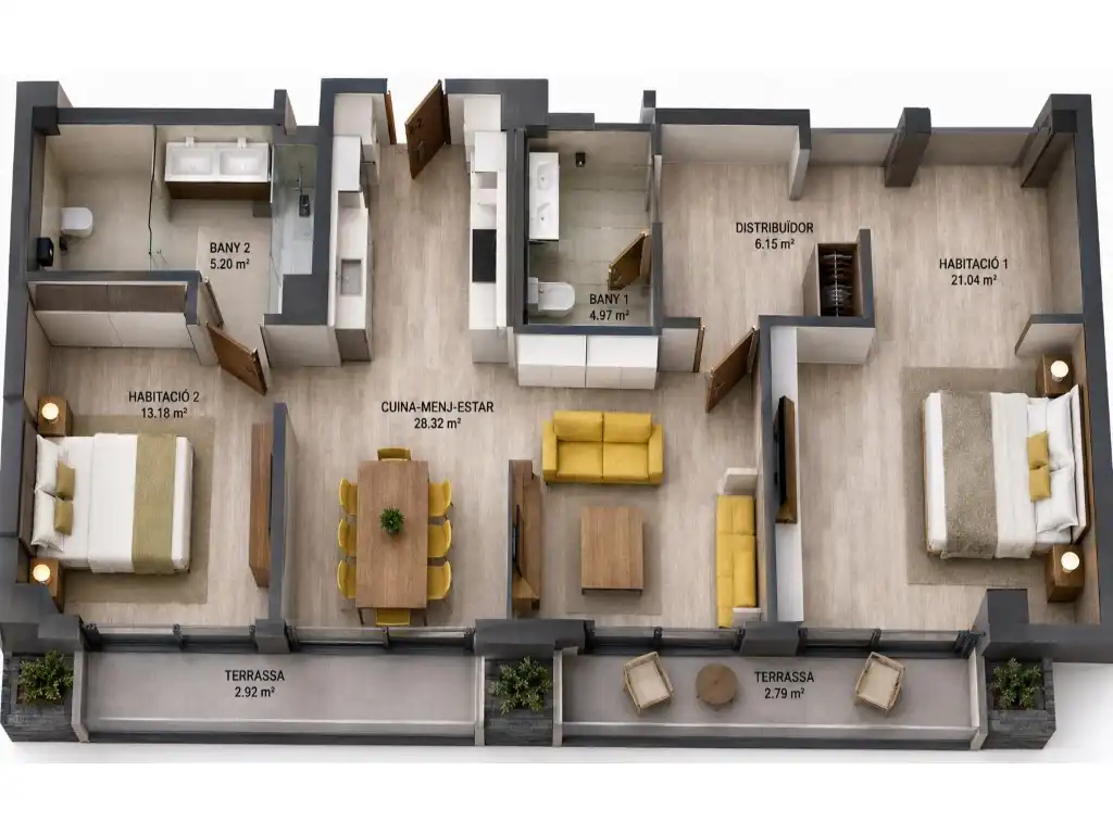 Appartement compact avec terrasse à louer à Carrer de la Costa, imagen 32