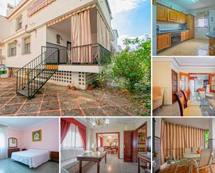 Exterior view of Single-family semi-detached for sale in  Sevilla Capital  with Air Conditioner, Heating and Terrace