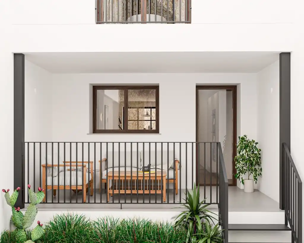 Terraza de Casa adosada en venta en Sóller con Aire acondicionado, Calefacción y Jardín privado
