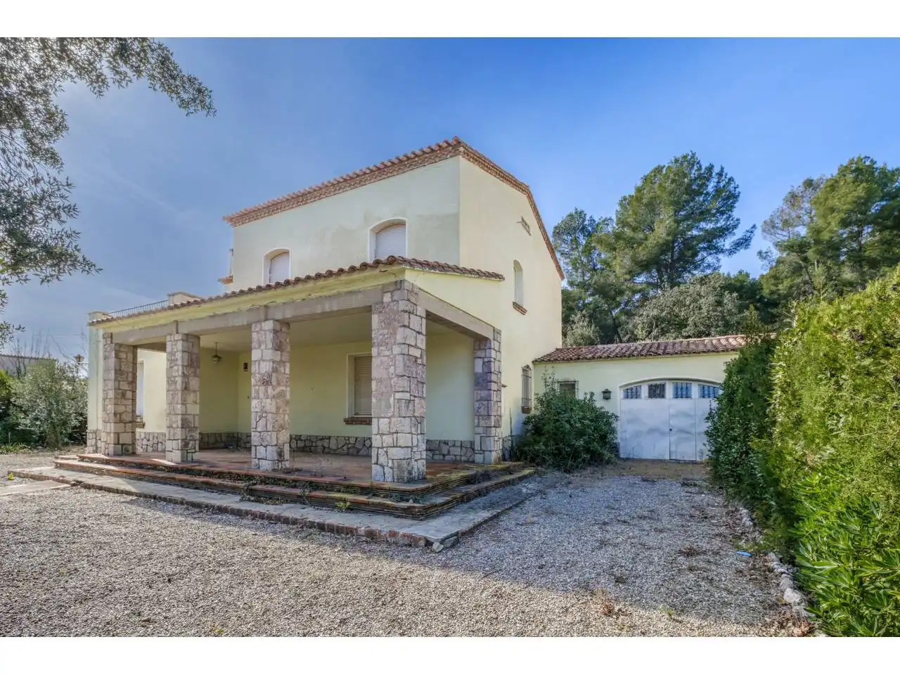 Exterior view of Houses for sale in Matadepera  with Private garden and Swimming Pool