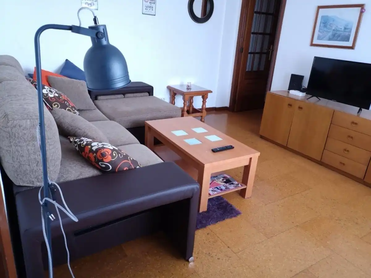 Sala d'estar de Pis de lloguer en Vigo  amb Calefacció i Moblat