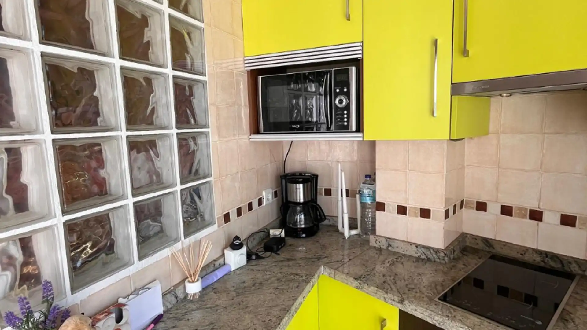 Cocina de Estudio en venta en Benalmádena con Aire acondicionado, Amueblado y Piscina comunitaria