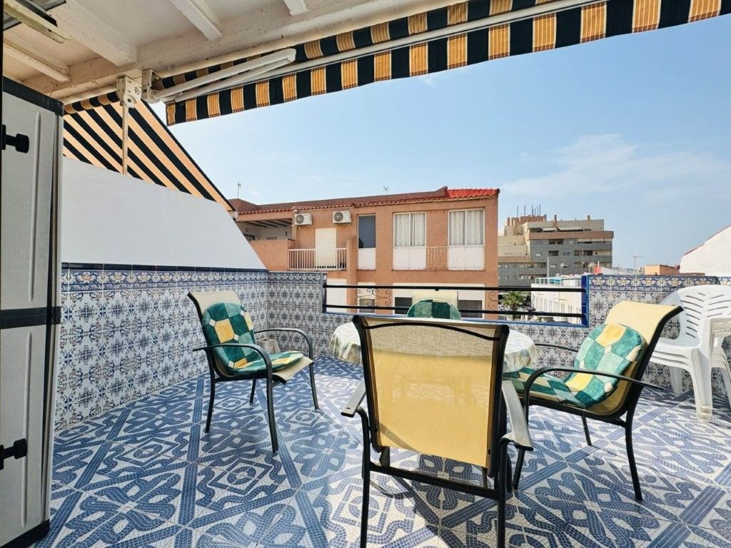 Terrace of Flat for sale in Torrevieja  with Air Conditioner, Terrace and Furnished