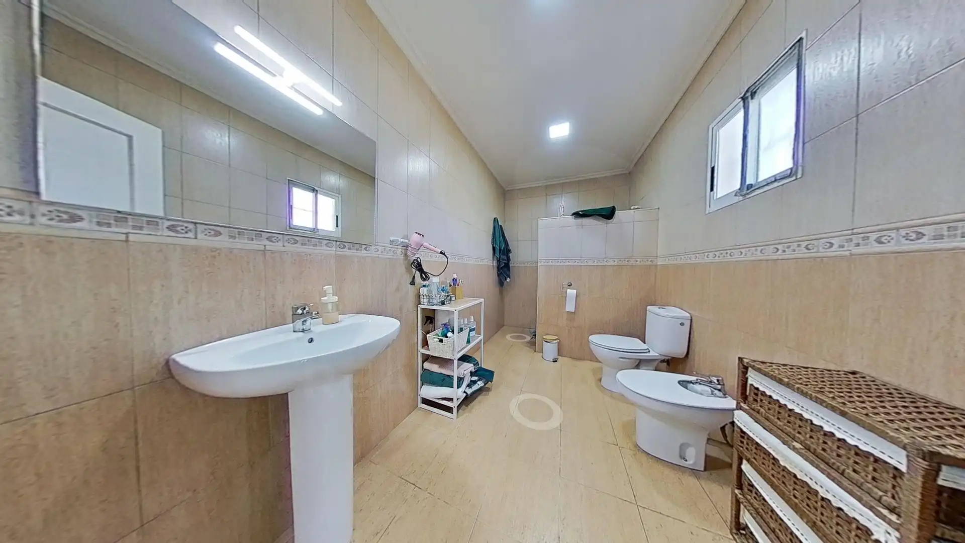 Bathroom of Houses for sale in Hondón de los Frailes  with Air Conditioner, Heating and Terrace