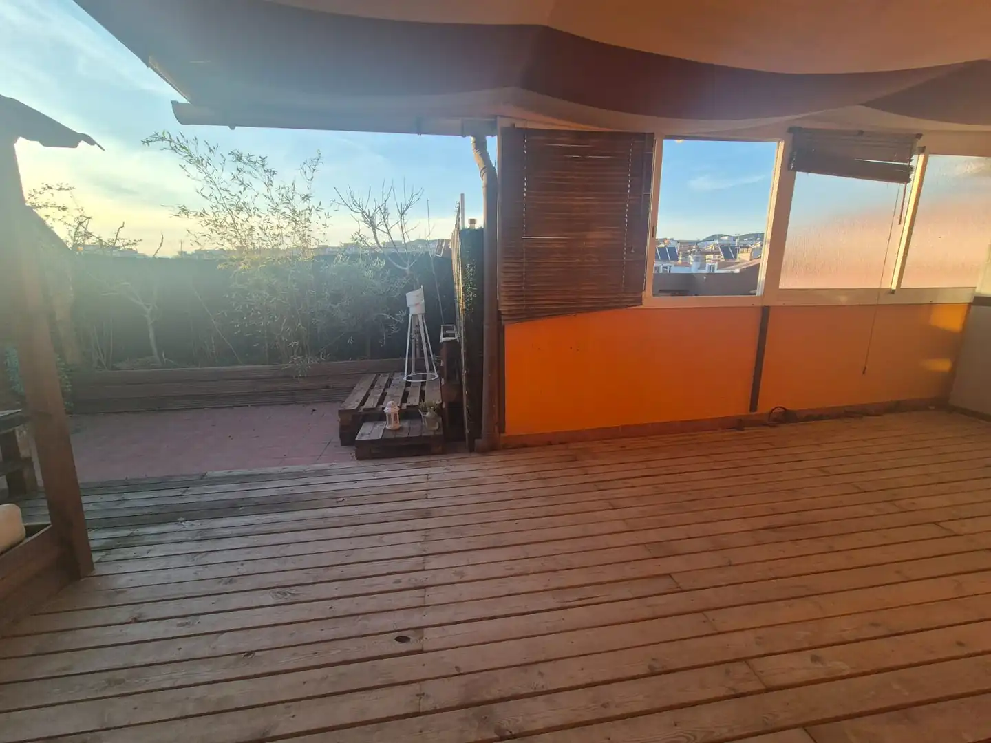 Terraza de Ático en venta en Santa Coloma de Gramenet con Aire acondicionado, Parquet y Terraza