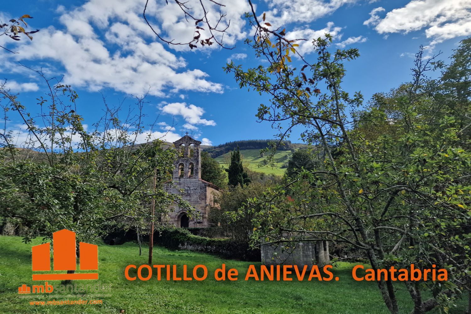 Vista exterior de Residencial en venda en Anievas