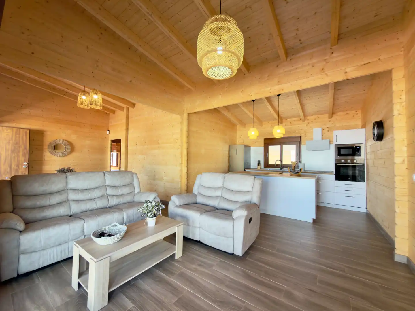 Sala de estar de Casa o chalet de alquiler en Chiclana de la Frontera con Aire acondicionado, Calefacción y Terraza