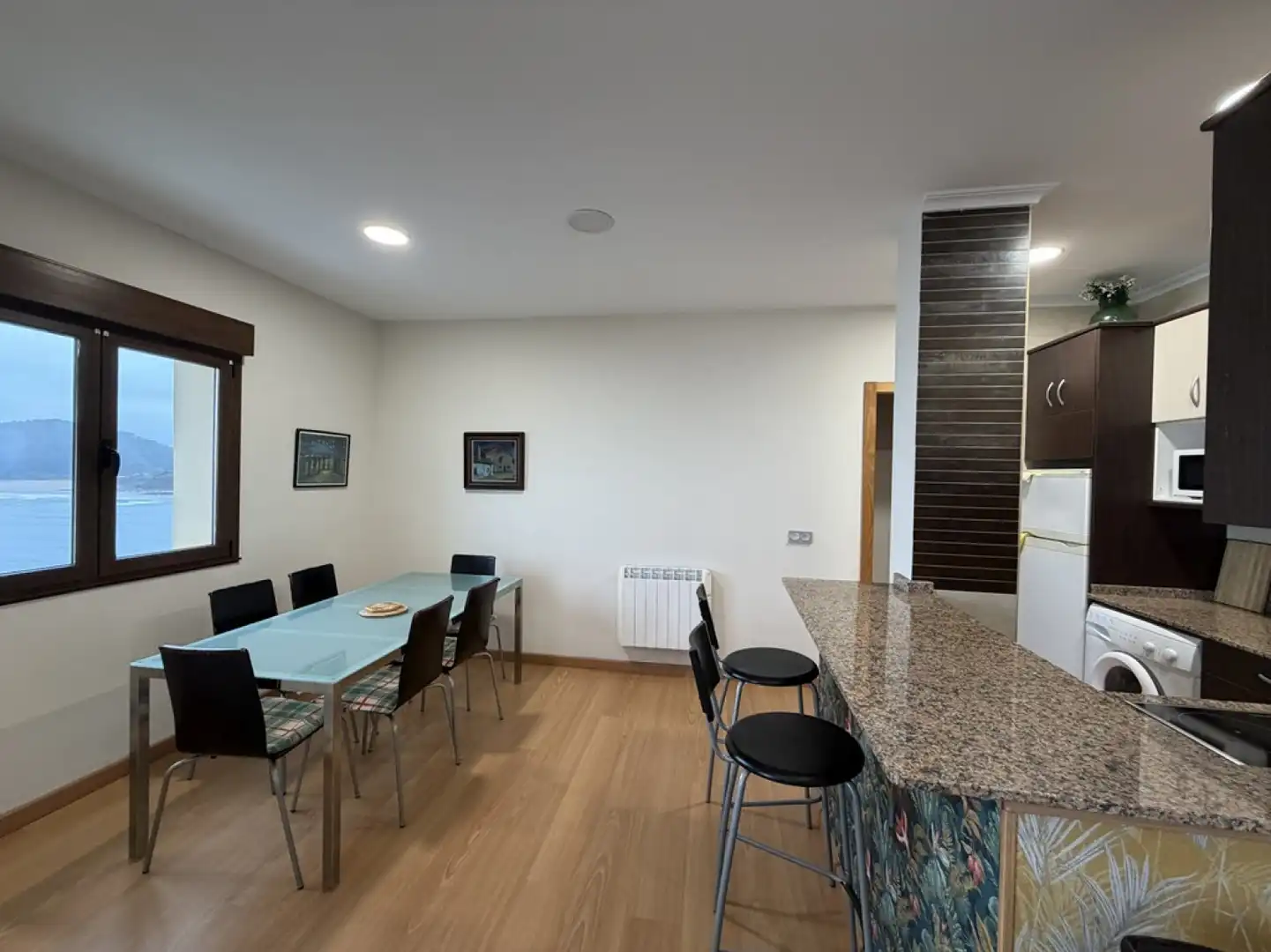 Dining room of Flat for sale in Colunga  with Heating, Furnished and Balcony