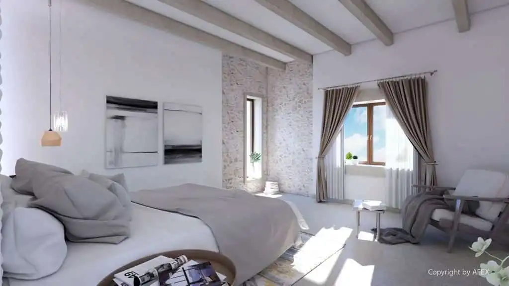Bedroom of Country homes for sale in Felanitx  with Air Conditioner, Heating and Storage room