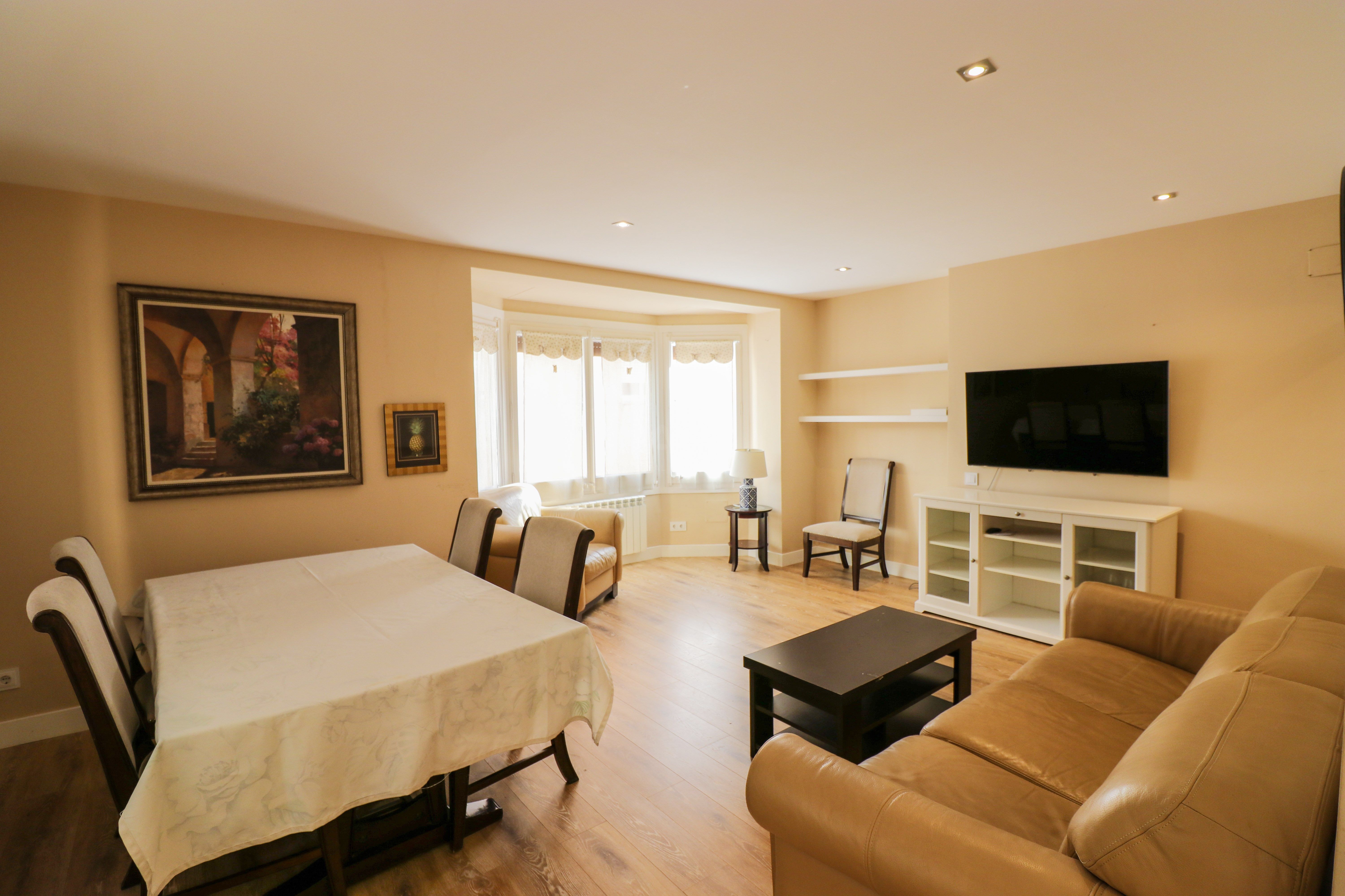 Living room of Flat for sale in Sant Andreu de Llavaneres  with Air Conditioner and Terrace