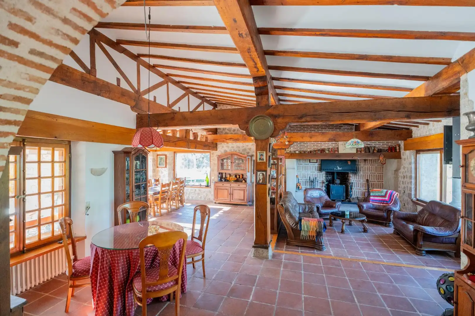 Menjador de Casa o xalet en venda en Villaescusa (Cantabria) amb Calefacció, Jardí privat i Terrassa
