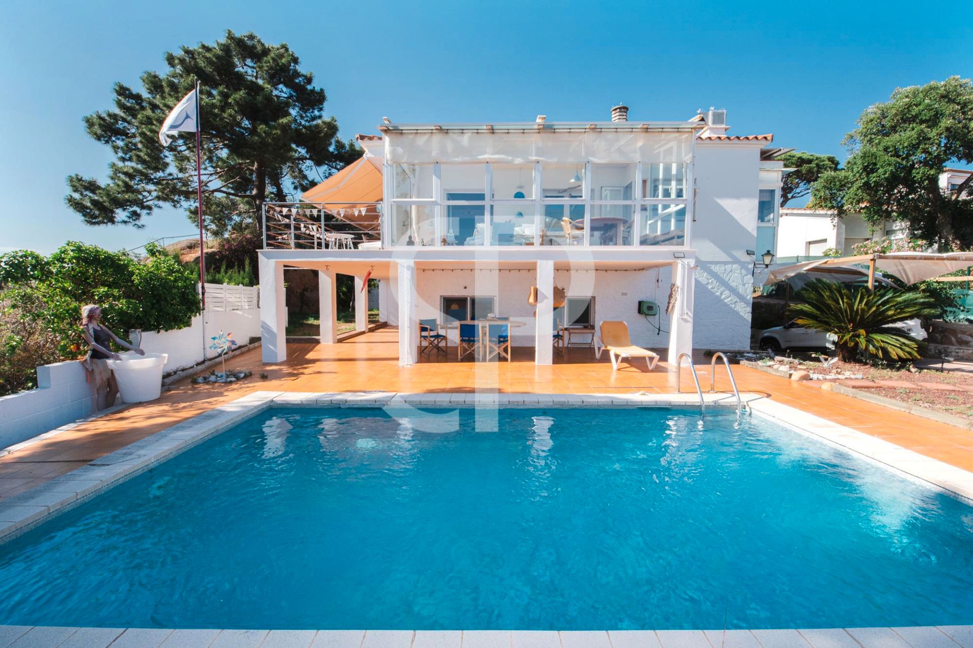 Exterior view of House or chalet for sale in Sant Feliu de Guíxols  with Heating, Private garden and Terrace