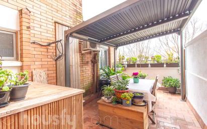 Terrace of Flat for sale in Girona Capital  with Air Conditioner, Heating and Parquet flooring