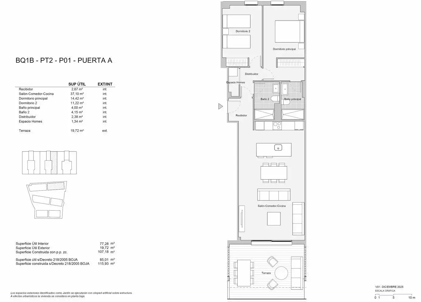 Apartament amb terrassa en venda a Calle Calle Villa Borghese, imagen 25