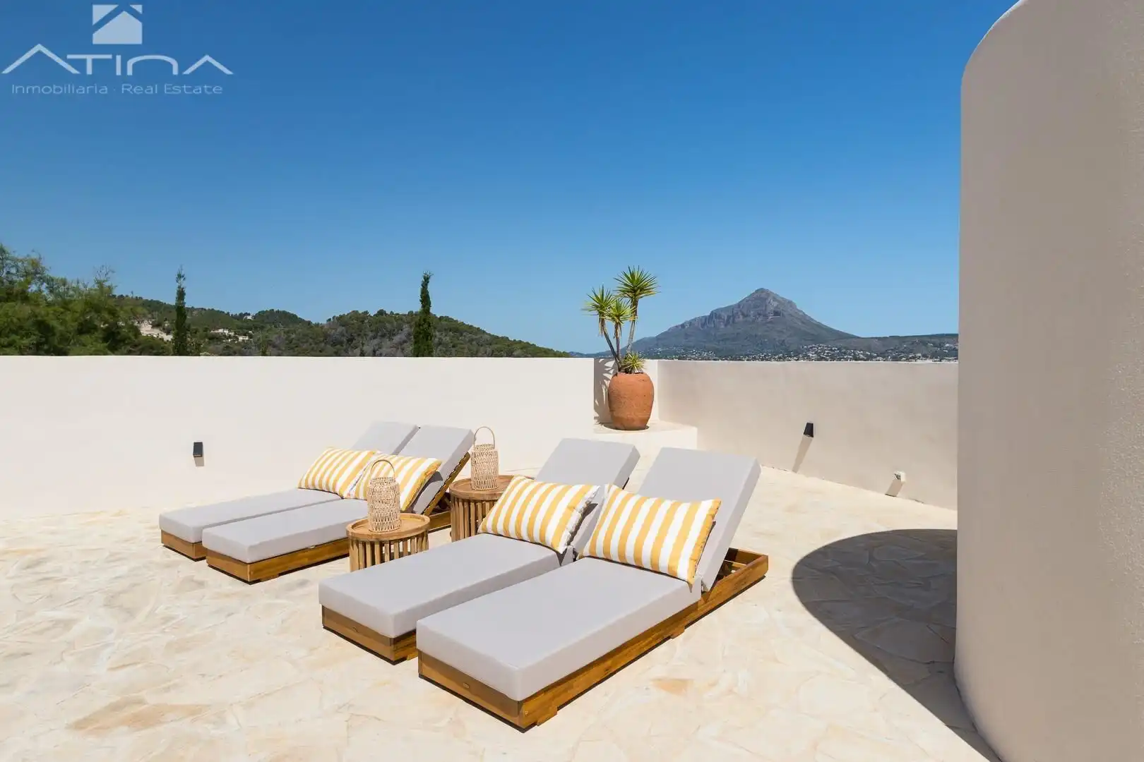 Terraza de Casa o chalet en venta en Jávea / Xàbia con Aire acondicionado, Calefacción y Jardín privado
