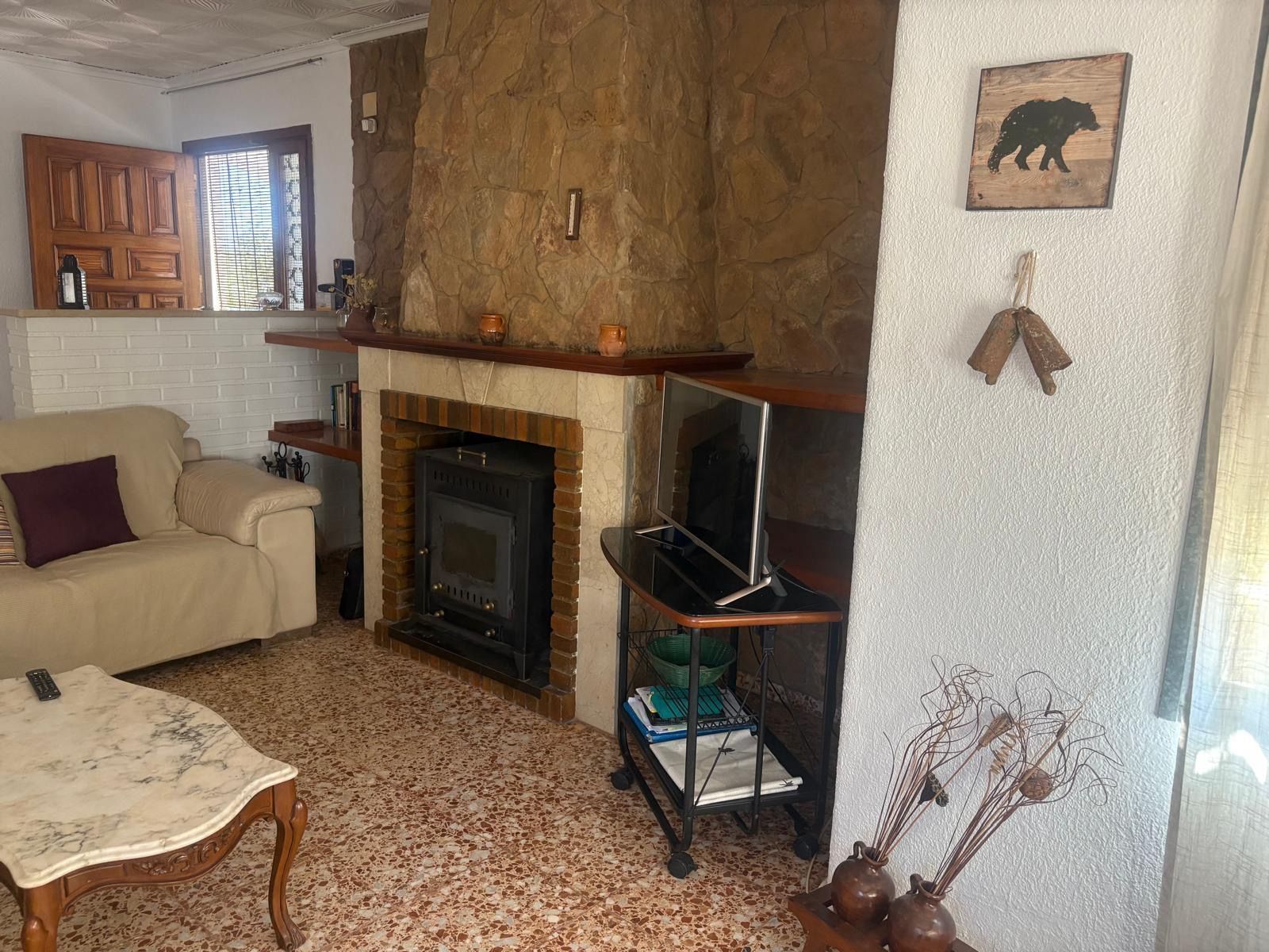 Sala d'estar de Casa o xalet en venda en Godelleta amb Piscina