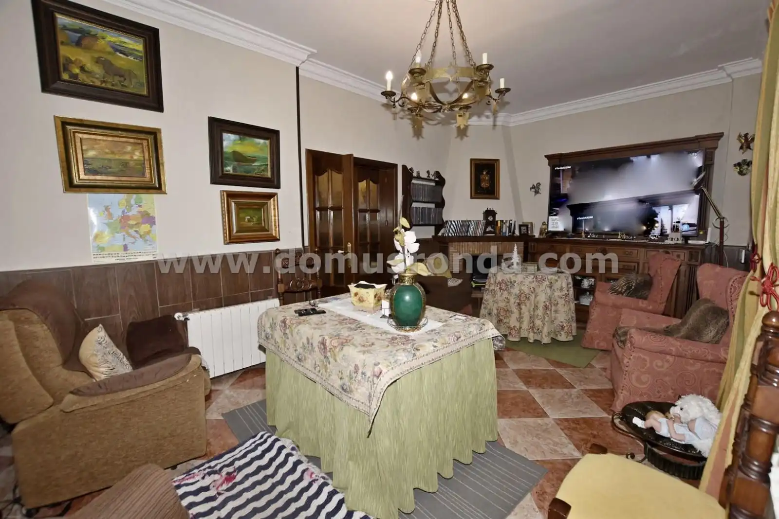 Esszimmer von Wohnung zum Verkauf in Ronda mit Heizung, Terrasse und Möbliert