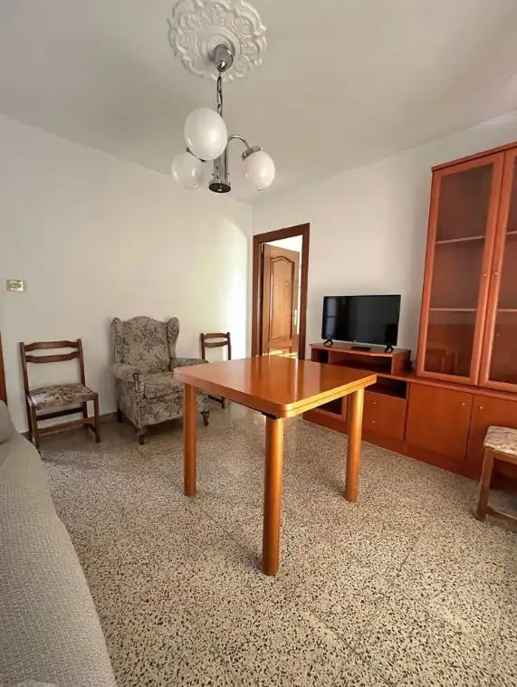 Living room of Flat for rent in Granada  with Air Conditioner, Terrace and Microwave