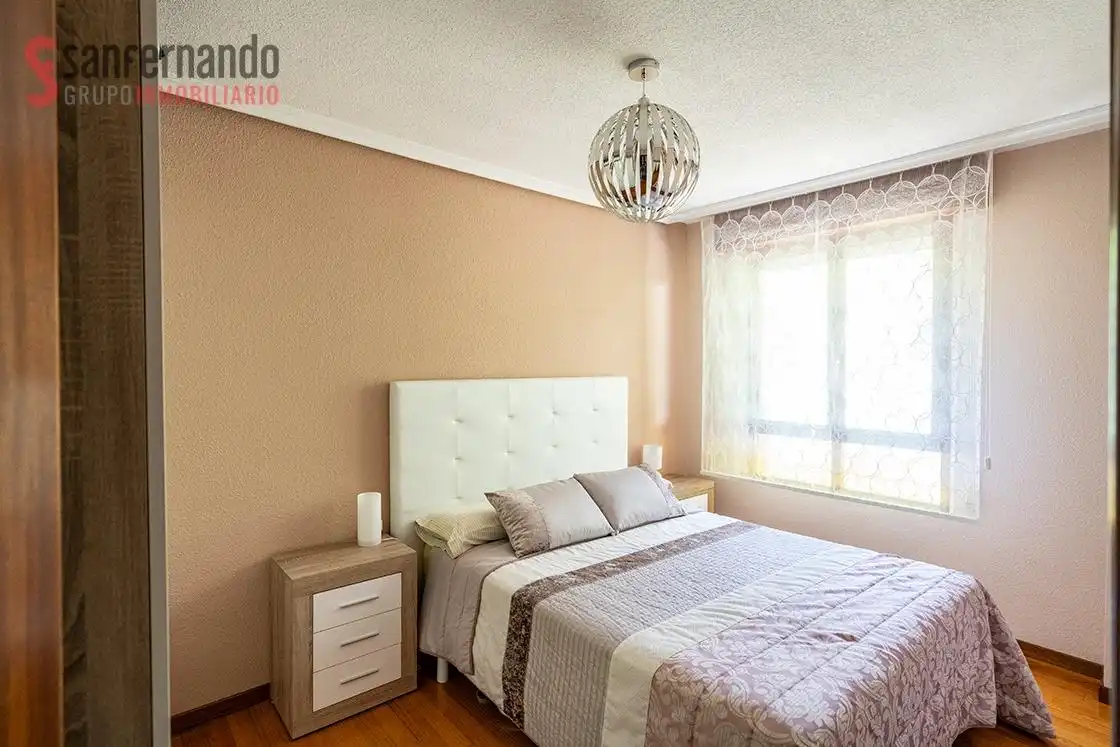 Bedroom of Flat for sale in Suances  with Heating, Private garden and Furnished