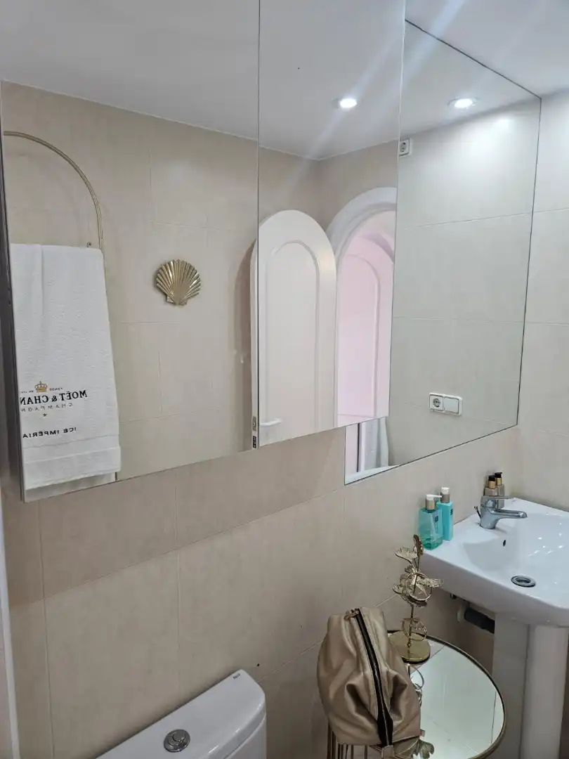Bathroom of Apartments for sale in La Manga del Mar Menor  with Air Conditioner, Terrace and Furnished