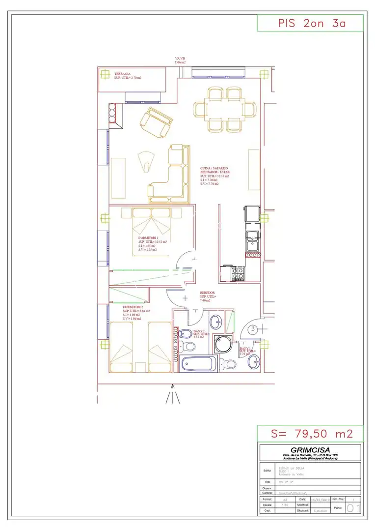Flat with terrace to rent in Carretera de Prats, imagen 20