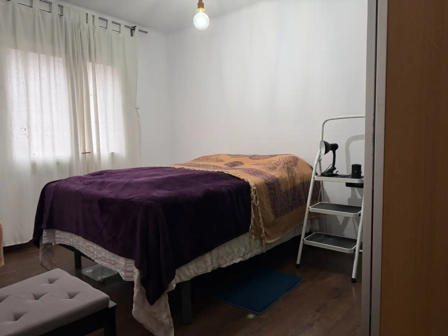 Schlafzimmer von Wohnung zum Verkauf in Badalona mit Klimaanlage, Heizung und Parkett