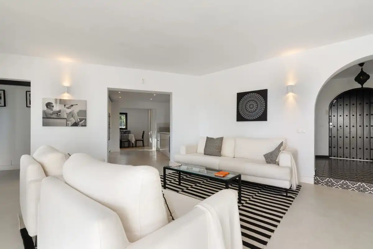 Sala de estar de Casa o chalet en venta en Marbella con Piscina