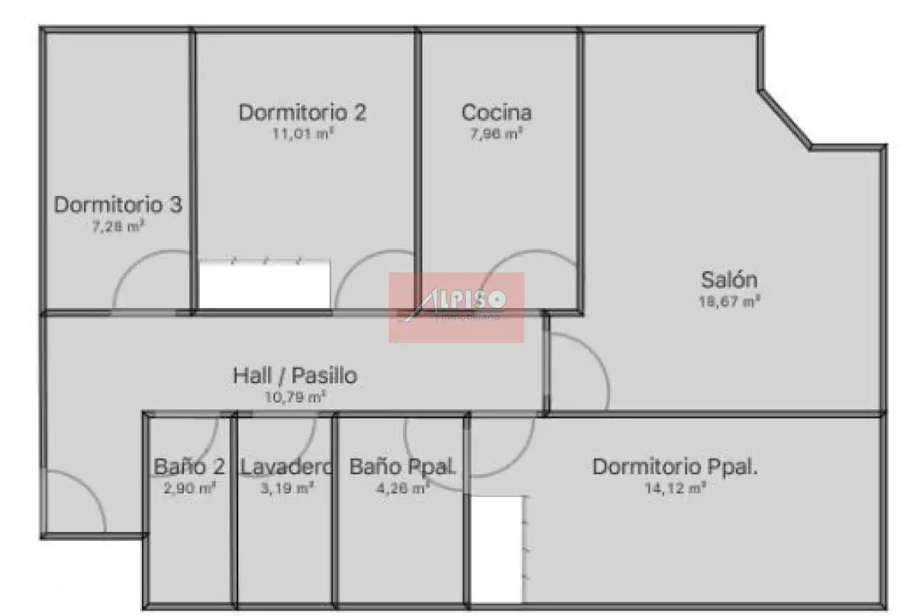 Flat for sale in Ourense Capital   with Heating
