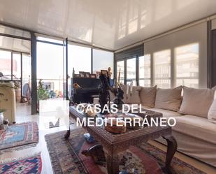 Sala d'estar de Àtic en venda en Castellón de la Plana / Castelló de la Plana amb Aire condicionat i Terrassa