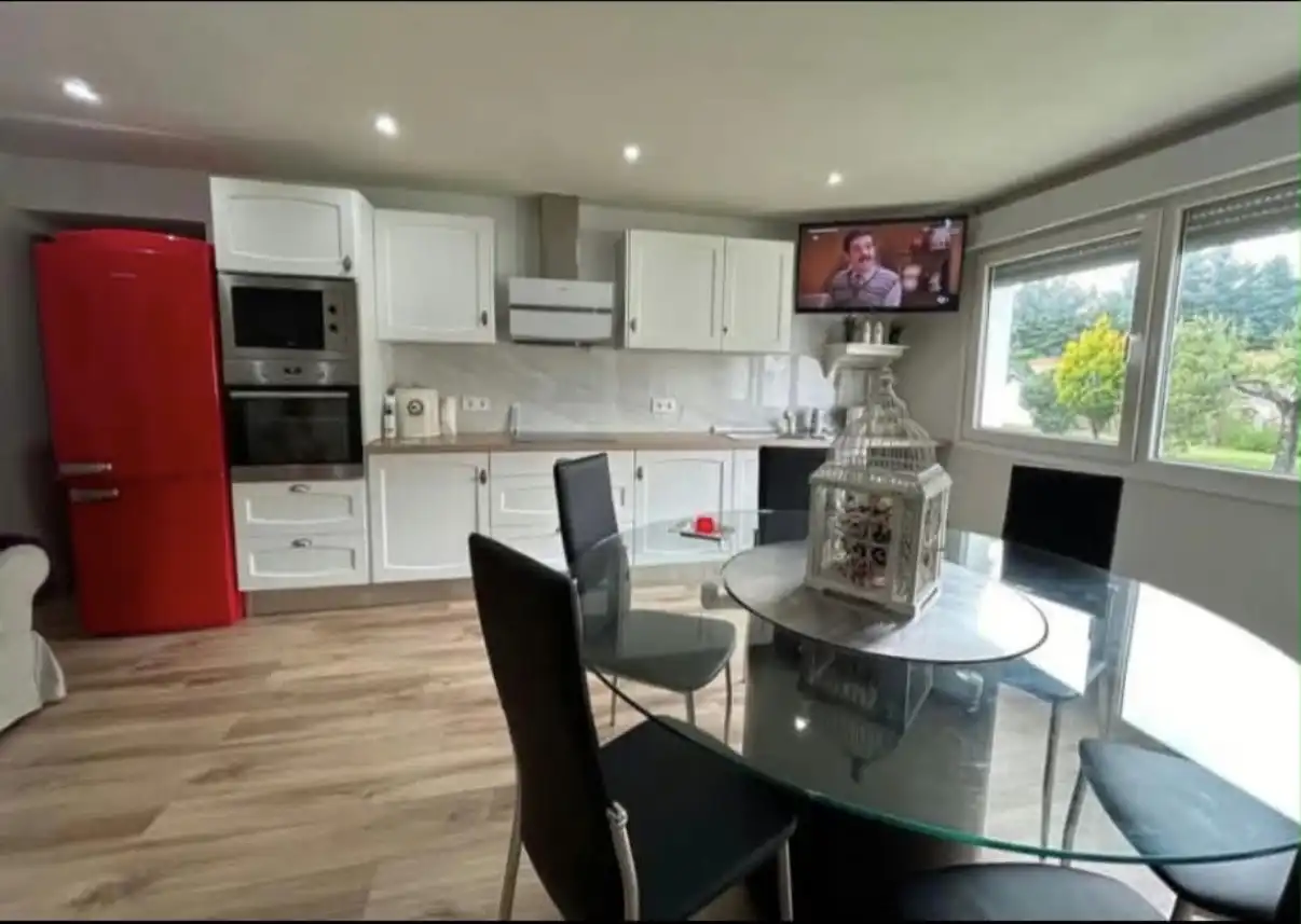 Cocina de Casa o chalet en venta en Mansilla Mayor con Parquet, Trastero y Amueblado